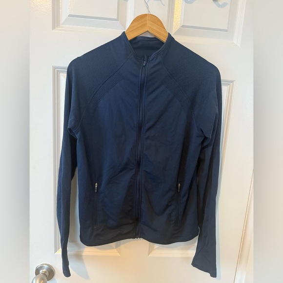 Lululemon Women’s For The Chill Of It Jacket Size 10 True Navy - Picture 7 of 8